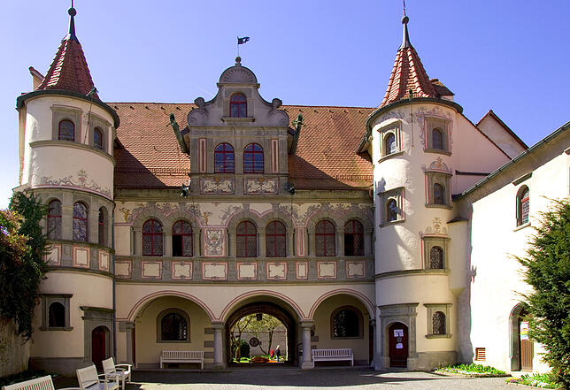 Das Rathaus Konstanz, fotografiert aus dem Innenhof.