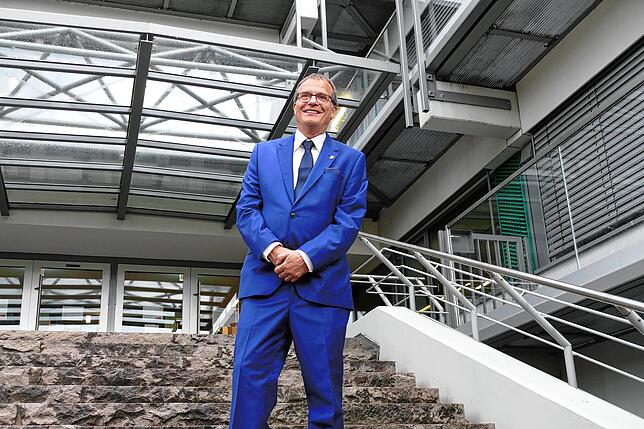 OB Klaus Eberhardt am Wahltag.