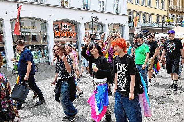 Bild 19: Der CSD Konstanz feiert 20. Geburtstag mit einer Pride-Parade durch die Stadt