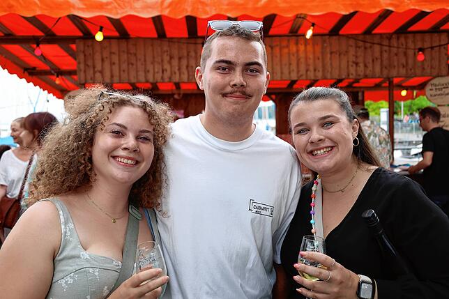 Bild 9: Zahlreiche Besucher lockt das Staader Hafenfest 2025 ans Bodenseeufer