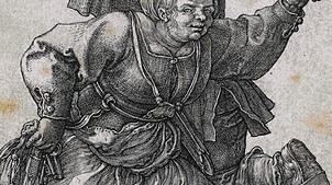 Sebald Beham: Ein nach links tanzendes Paar aus dem 1537.
