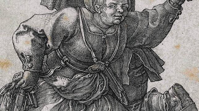 Sebald Beham: Ein nach links tanzendes Paar aus dem 1537.