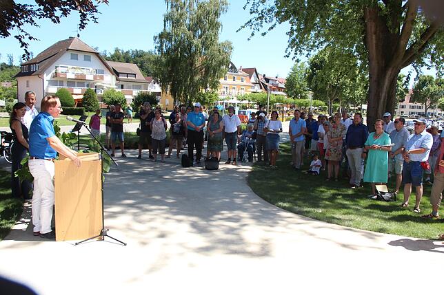 Als „besonderen Tag der Freude“ für die Gemeinde bezeichnete Lamm im Juni 2019 die Fertigstellung der ersten beiden ...