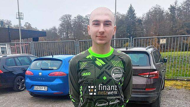 Max Dingeldey, Torhüter des FC Aramäer Pfullendorf.
