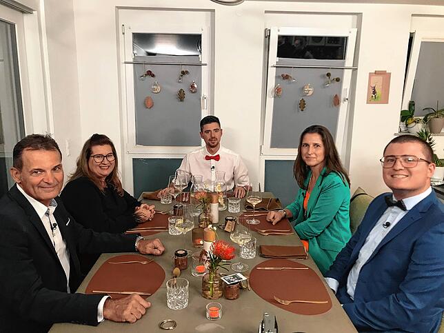 Der letzte Tag: Daheim bei Patrick Häberle gab es ein regionales Menü. Den Gästen scheint es zu gefallen in Überlingen.