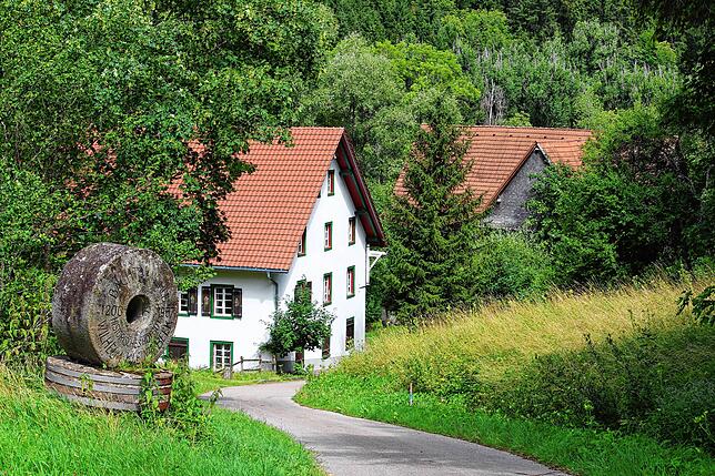 Die Bachtal-Mühle in Wutach-Ewattingen.