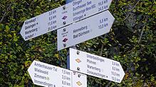 Bad Dürrheims Schwarzwaldverein hat viel Auswahl bei der Planung seiner Touren, wie diese Wegweiser zeigen. Foto: Rotmund