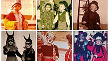 Ein Mexikaner, ein Kavalier, ein Schornsteinfeger, ein Teufelchen, ein Clown, eine Indianerin: Sechs bekannte Persönlichkeiten aus der ...
