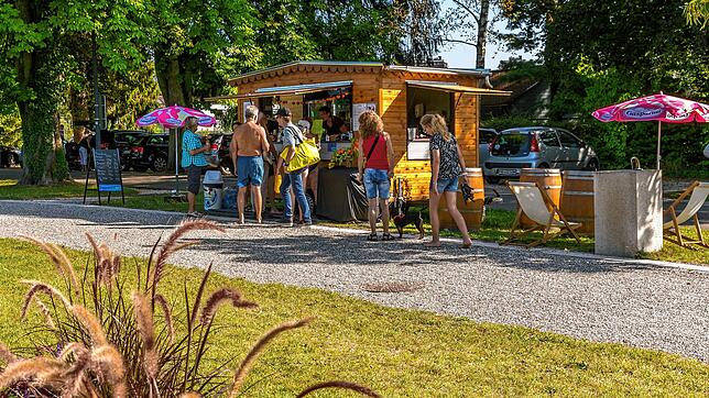 Der „Rhybar Kiosk“ ist verkauft. Ob er in diesem Jahr in den neuen Stadtpark in Schweizer Rheinfelden zurückkehrt, ist noch offen. ...