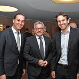 Felix Schreiner (links) und Andreas Jung (rechts), hier mit Guido Wolf.