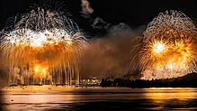 Ein Feuerwerk erhöht die Feinstaubkonzentration in der Luft. Dieses Jahr gab es keins, die Feinstaubwerte waren trotzdem hoch.