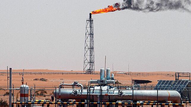 Blick auf das Khurais-Ölfeld, 160 Kilometer vom saudischen Riad entfernt.