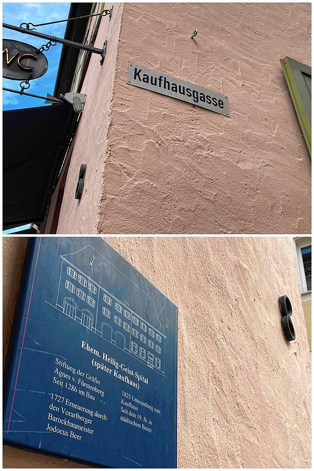 Was viele nicht wissen: Villingen hatte tatsächlich mal eine Markthalle. Die befand sich in dem Gebäude an der Ecke ...