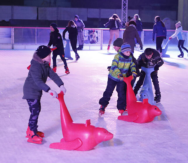 Bild 10: Alle Bilder zum Start der Blumberger Eisbahn