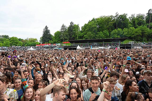 Bild 1: So war der erste Abend im Bodenseestadion beim Campus-Festival 2023
