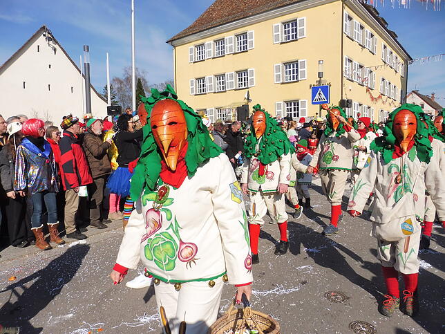 Bild 8: Fasnet-Sunntig-Umzug 2025 in Hilzingen: Farbenfrohes Treiben