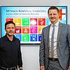 Laden ein zur Mitmach-Konferenz im Milchwerk: Initiator Thorsten Räffle (links) und der Schirmherr der Veranstaltung, Oberbürgermeister ...