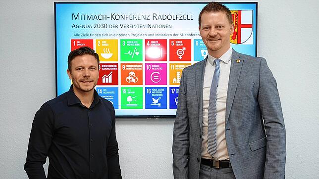 Laden ein zur Mitmach-Konferenz im Milchwerk: Initiator Thorsten Räffle (links) und der Schirmherr der Veranstaltung, Oberbürgermeister ...