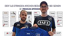 Wieder im Hölzele: Mittelfeldspieler Michael Flad (links, mit Vorstand Kommunikation Simon Diodene) kehrt nach einem Jahr beim FC ...