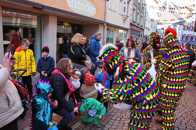 Bild 9: Bilder vom Fasnachts-Auswerfen in Tiengen