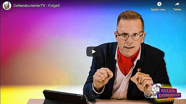 Mit ihrem neuen Nachrichten-Format „Geltendrummler TV“ bietet die Narro-Zunft Waldshut News, Gerüchte sowie Klatsch und ...