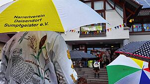 Bild : Fasnacht 2025: Narren übernehmen Daisendorfer Rathaus - die schönsten Bilder!