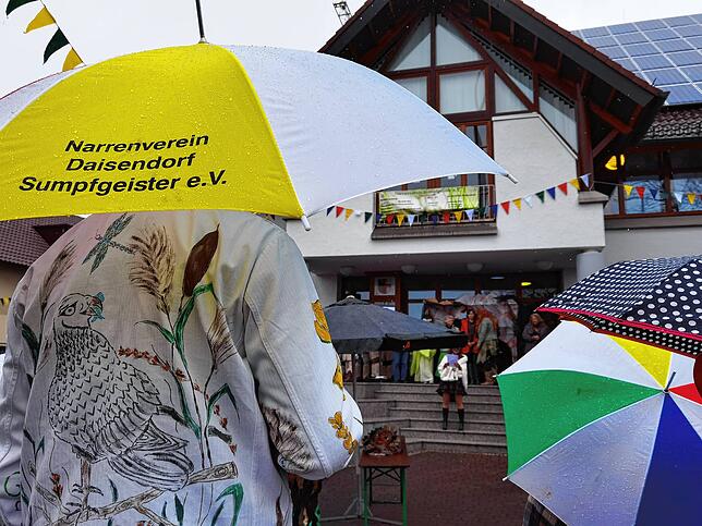Bild 1: Fasnacht 2025: Narren übernehmen Daisendorfer Rathaus - die schönsten Bilder!