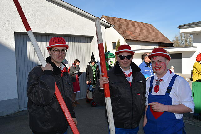 Bild 42: Bilder vom Narrenbaumsetzen in Leimbach