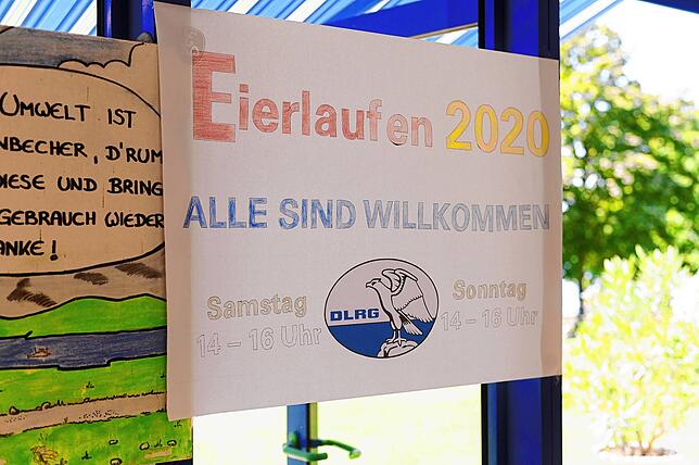 Bild 1: Wasserspaß auch ohne Seehas: Beim Eierlauf im Strandbad dieses Wochenende darf jeder mitmachen