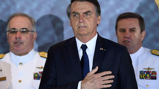 Der brasilianische Präsident Jair Bolsonaro bei seiner Amtseinführung.