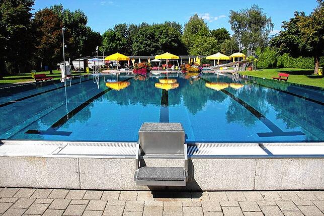 Das Freibad in Küssaberg-Reckingen öffnet voraussichtlich am 17./18. Mai. (Archivbild Mai 2021)