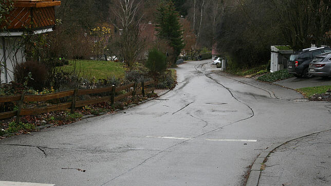 Dringlicher Sanierungsbedarf herrscht für die Kreisstraße 8268/8269 im Herdwangen-Schönacher Wohngebiet Hügelhof, der sich unmittelbar ...