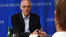 Norbert Lammert, Vorsitzender der Konrad-Adenauer-Stiftung und ehemaliger Bundestagspräsident, beim Redaktionsgespräch mit dem SÜDKURIER ...