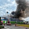 Das Entsorgungszentrum Raz in Kreuzlingen steht am Mittwochmorgen, 9. Juli, in Vollbrand.
