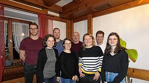 Das bestätigte und ergänzte Vorstandsteam des Musikverein Altenburg (von links): Mirko Niederhauser, Annette Kintzi, Manuel Steger, ...