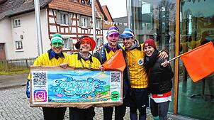 Bild : Fasnacht in Frickingen: So wurden die Hippies im Rathaus abgesetzt – Jetzt die besten Bilder sehen!
