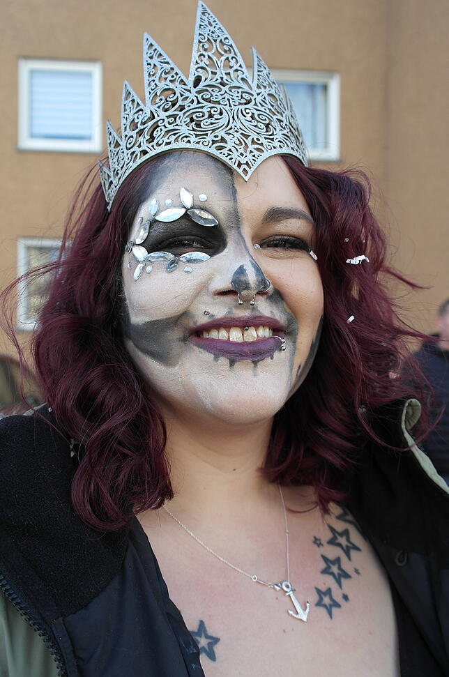 Bild 11: Gesichter der Fasnet: So kreativ zeigen sich die Besucher am Häfler Samstag