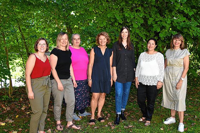 Schwangerschaftsberaterinnen aus dem Landkreis Konstanz (von links): Nicola Biehler (Diakonisches Werk, ev. Kirchenbezirk Konstanz), ...