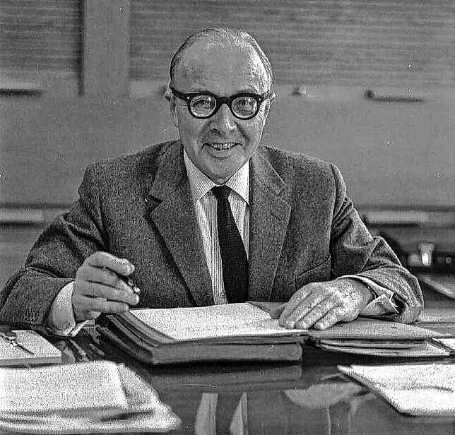 SÜDKURIER-Gründer und Verleger Johannes Weyl in den 60er-Jahren.