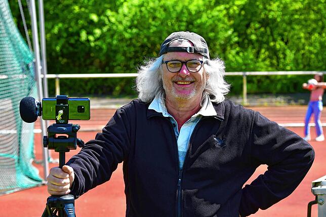 In seiner Freizeit oft auf dem Fußballplatz seines Heimvereins VfB Waldshut: Tommy Buschle.