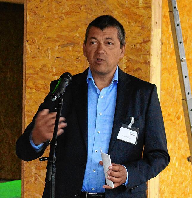 Bei Zeitplan und Kosten des Projektes sehe es aktuell hervorragend aus, sagt Boris Philippeit, kaufmännischer Geschäftsführer der ED ...