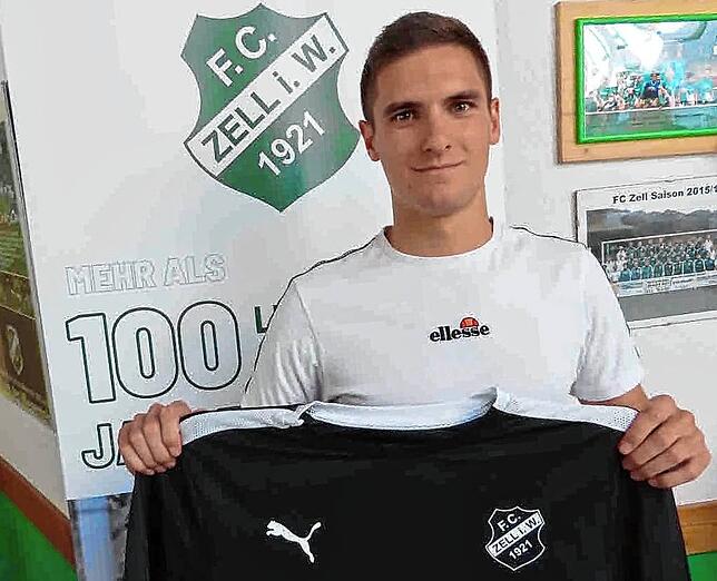 Persönlichkeit: Große Stücke hält der FC Zell vom seit Jahren umworbenen Kevin Wißler, der vom SV Todtnau kommt.