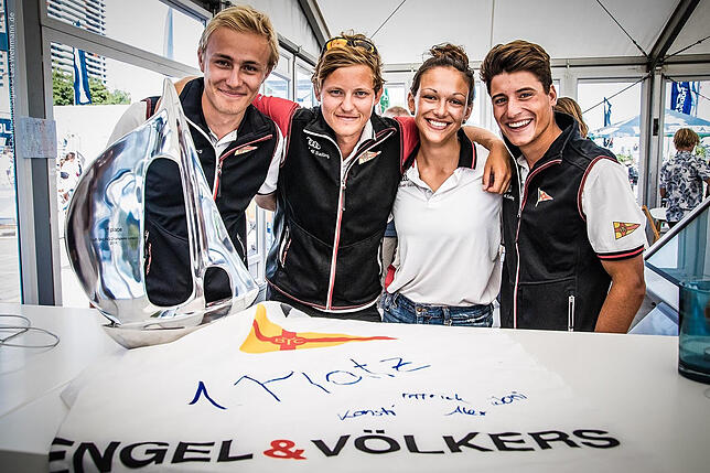Das Jugend-Segelbundesliga-Team des Bodensee-Yachtclubs Überlingen (BYCÜ) belegte den ersten Platz bei der Premiere der Champions ...