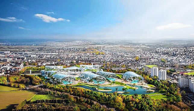 Ein neues Badeparadies: In Bad Vilbel bei Frankfurt soll in den nächsten Jahren eine weitere Großtherme gebaut werden. Ähnliche Projekte ...