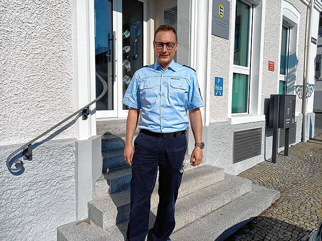 Polizeihauptkommissar Robin Damast ist seit dem 1. Januar der neue Leiter des Polizeiposten Markdorf.