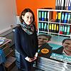 Heike Kempe ist Kreisgeschäftsführerin der CDU, ihr Büro ist in der Ekkehardstraße in Singen. Wahlplakate von Bundestagskandidat Andreas ...