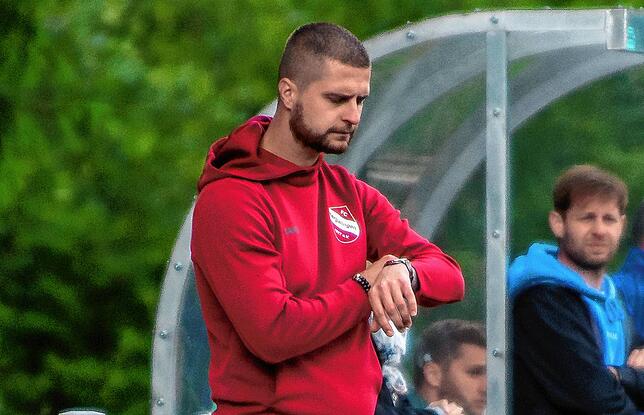 Matthias Hertweck, Trainer FC Bergalingen: „Wir sind in einigen Situationen nach wie vor zu wenig abgezockt und abgeklärt.“