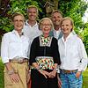 Adriana Jeanne Hönig (Bildmitte) feierte ihren 90.Geburtstag gemeinsam mit ihren Kindern (von links) Marjan, Jan-Fritz, Christoph und ...