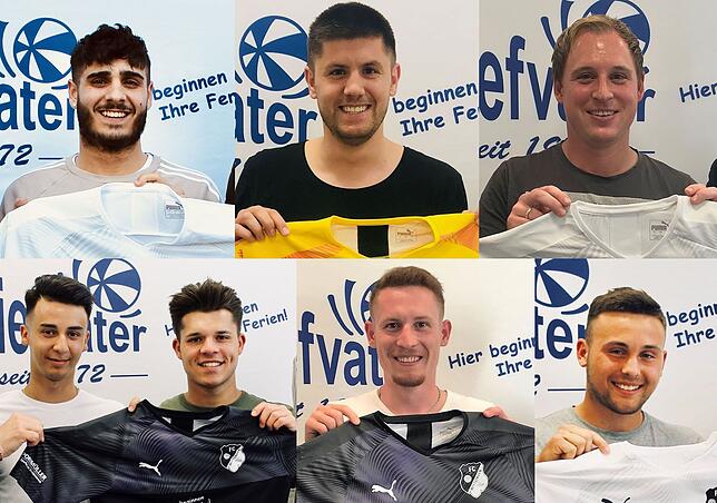 Die Neuen beim FC Wittlingen in unserer Foto-Montage: In der oberen Reihe von links: Danilo Avellina, Marco Hermann und Patrick Sorg. In ...