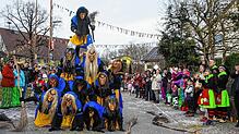 Bild : Narrenverein Heuliecher: Die besten Bilder aus dem Jubiläumsumzug